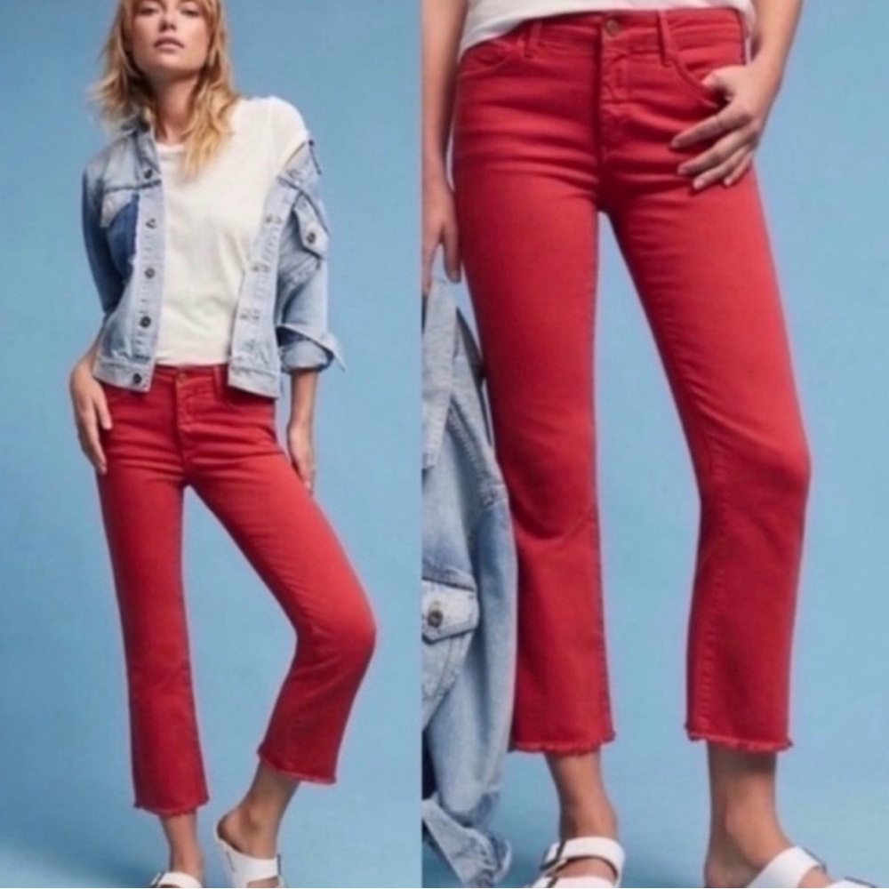 Pilcro | Script Jean, 28 coral red